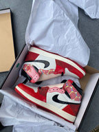 AIR JORDAN 1 x MARVEL SPIDERMAN ACROSS THE SPIDER VERSE U.A