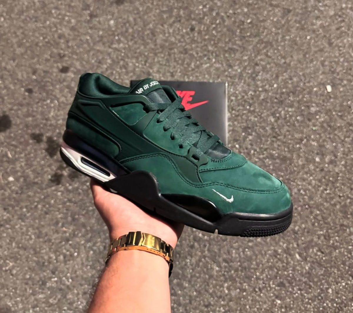NIKE AIR JORDAN 4  RM NIGEL SYLVESTER FENCE GREEN