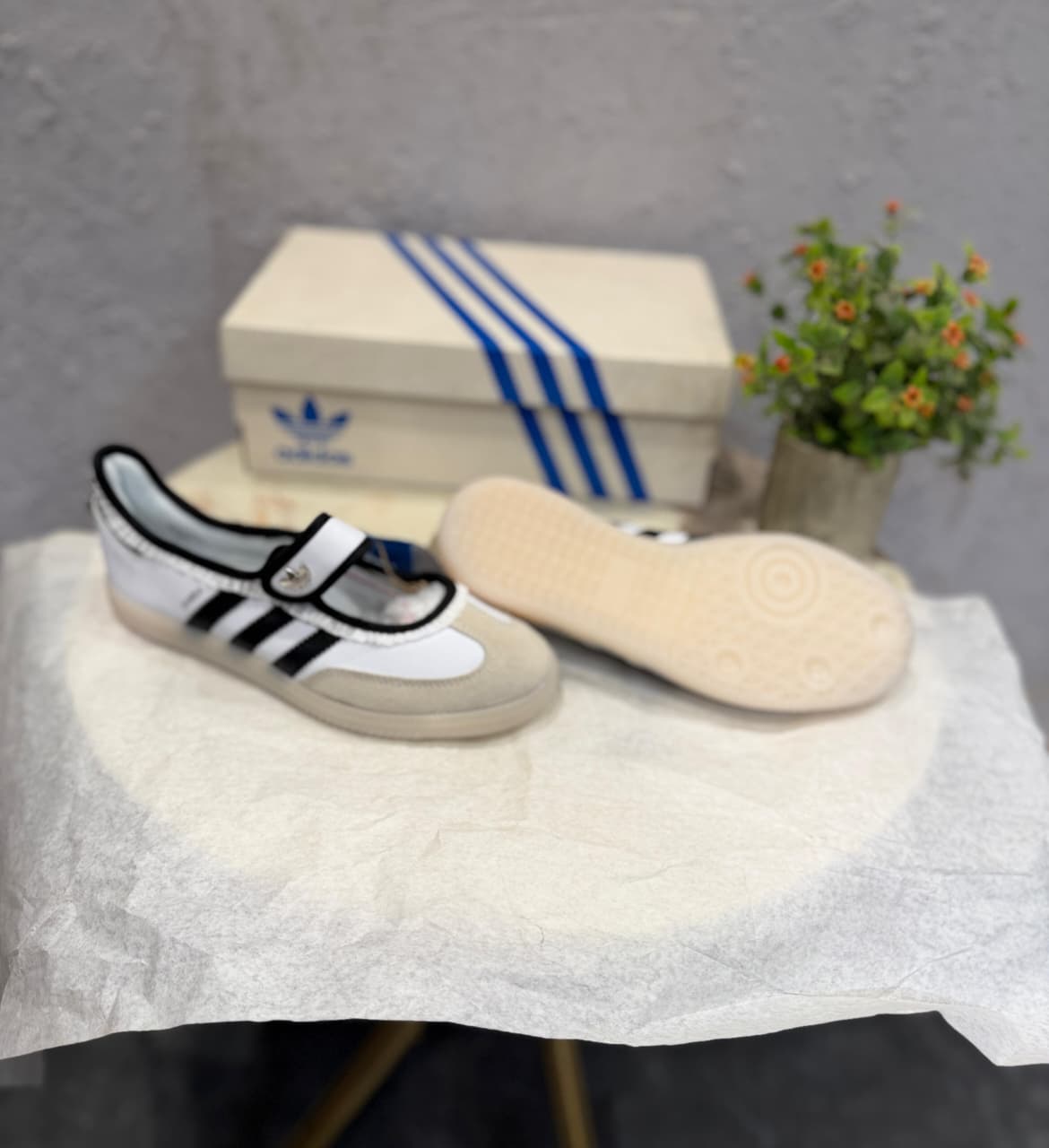 ADIDAS ORIGINAL ANFU MARRY JANE DELICATE RUFFLE PACK