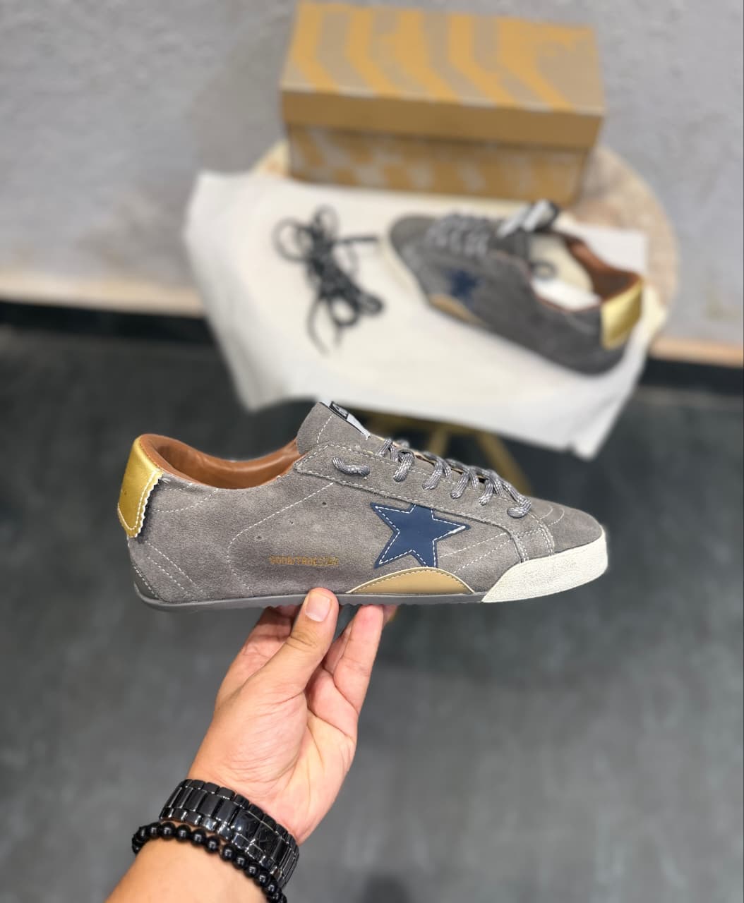 GOLDEN GOOSE TRUE STAR GREY