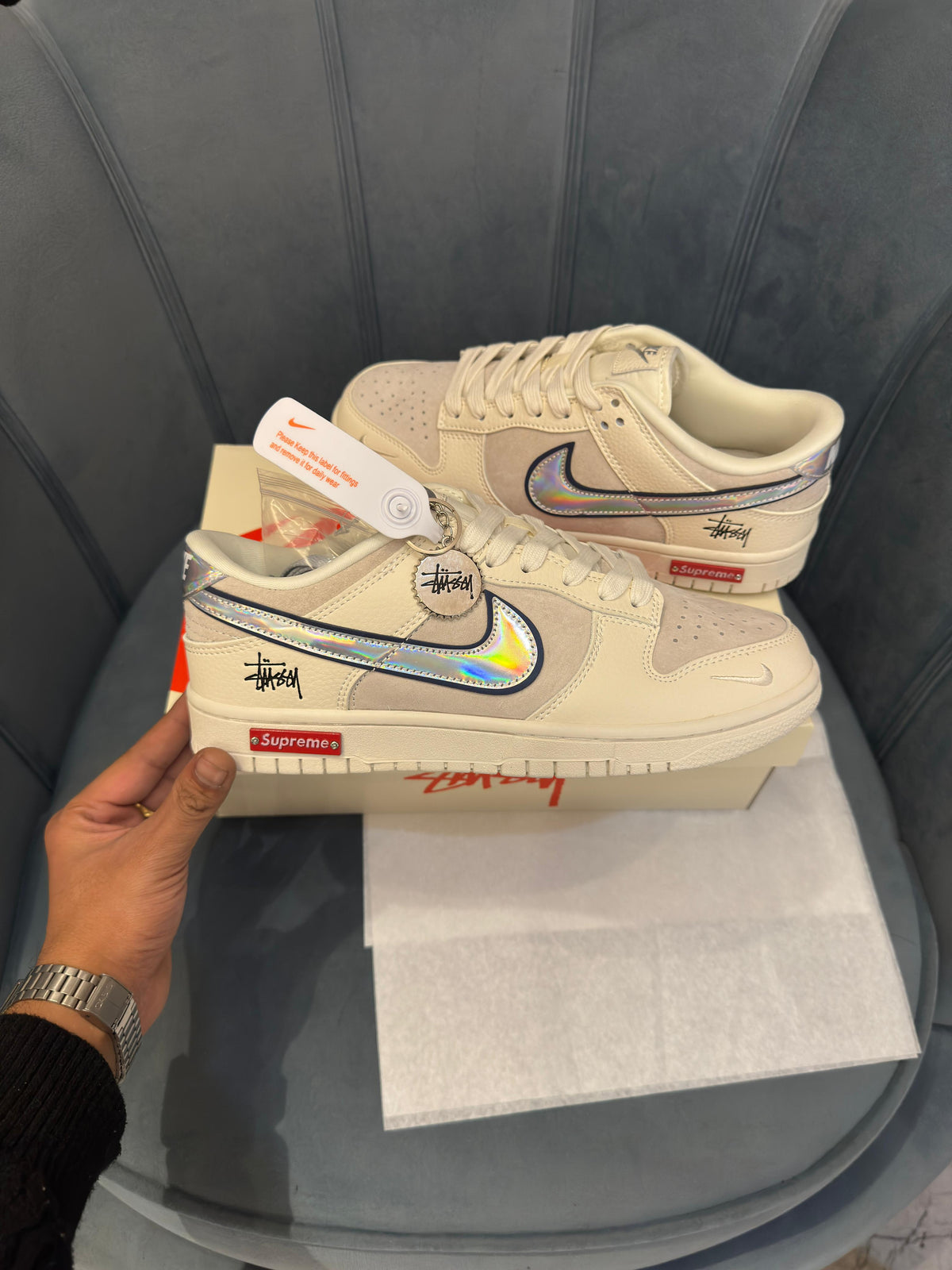 NIKE SB DUNK X SUPREME STUSSY