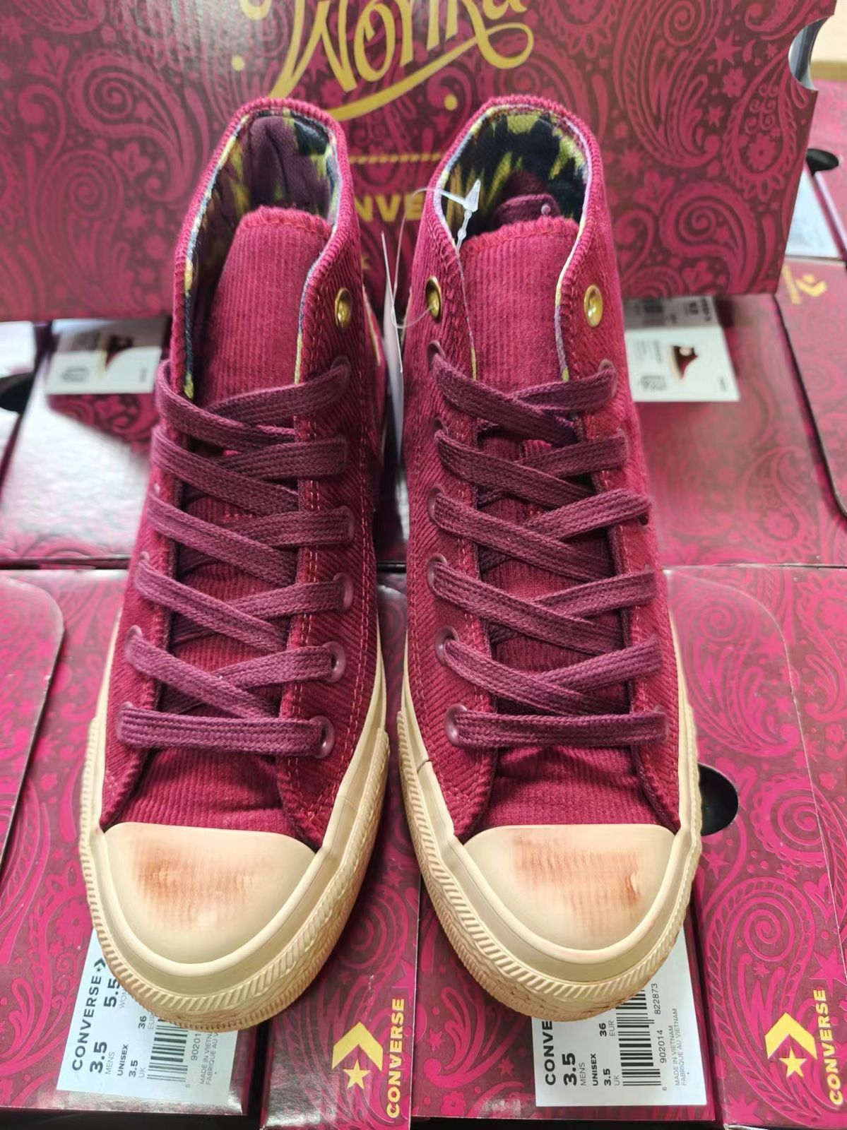 CONVERSE CHUCK TAYLOR 70S WONKA CORDUROY HIGH TOP