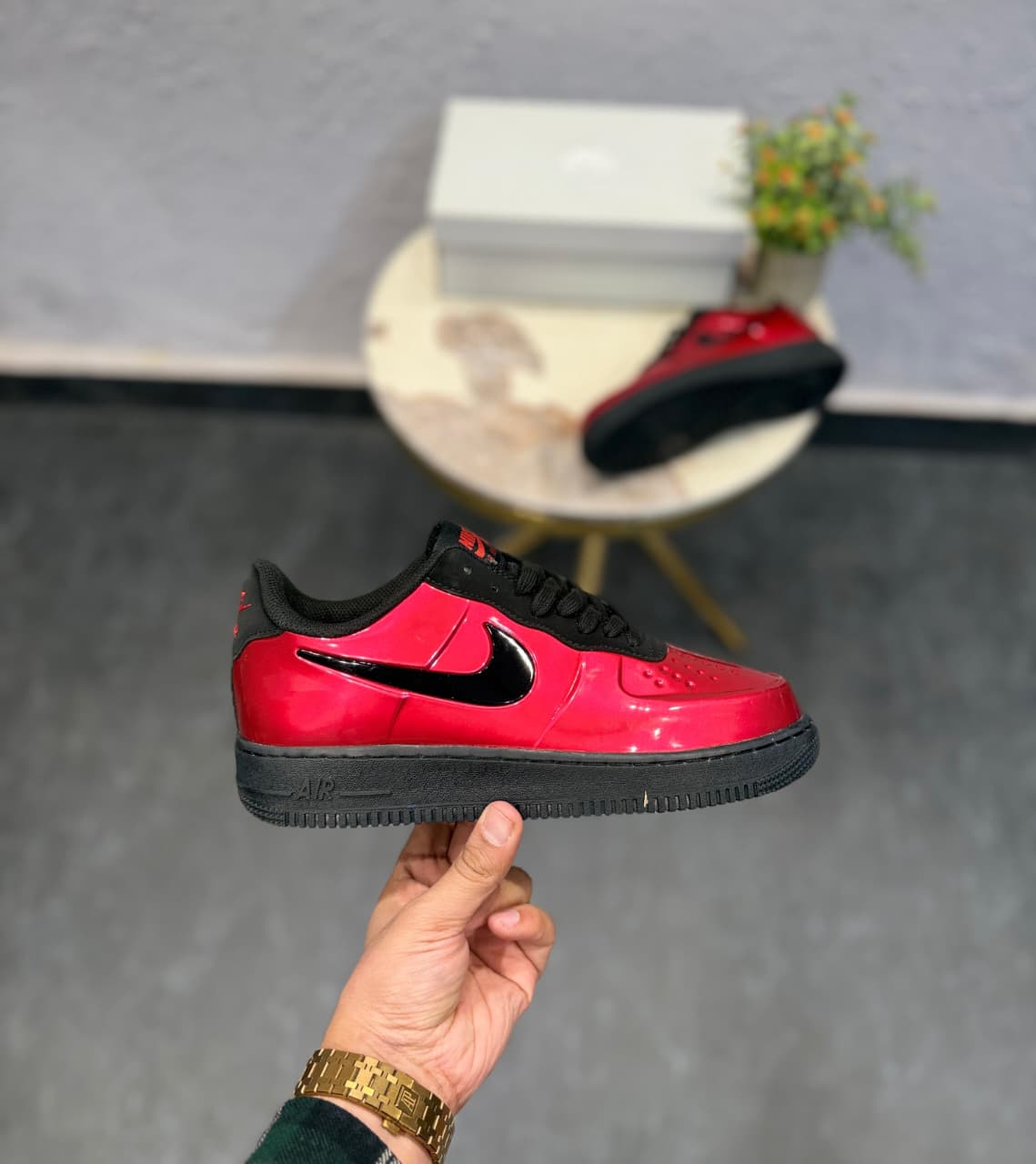 NIKE AIRFORCE FOAMPOSITE PRO RED