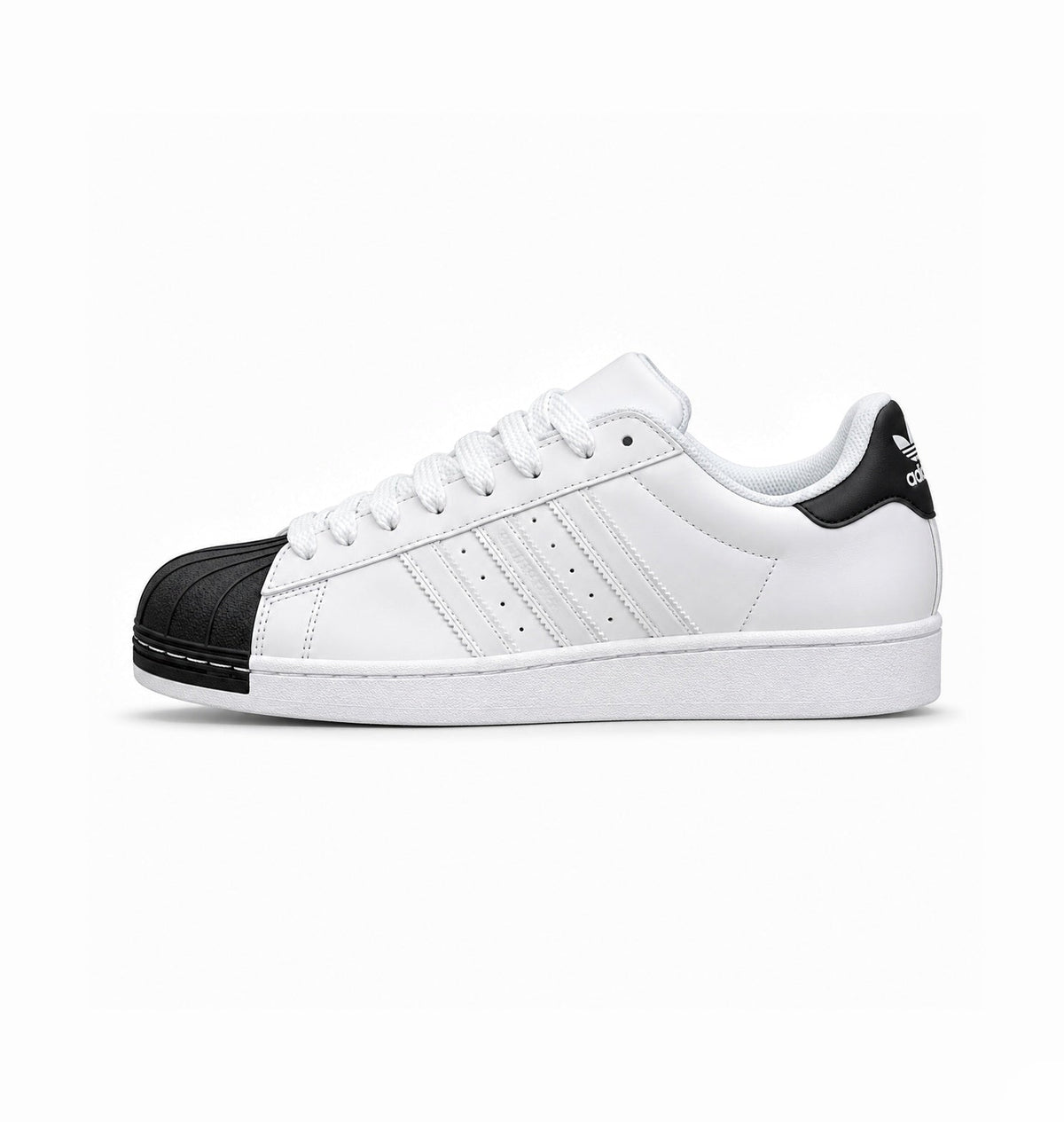 ADIDAS ORIGINALS  SUPERSTAR 2ND GENERATION WHITE BLACK