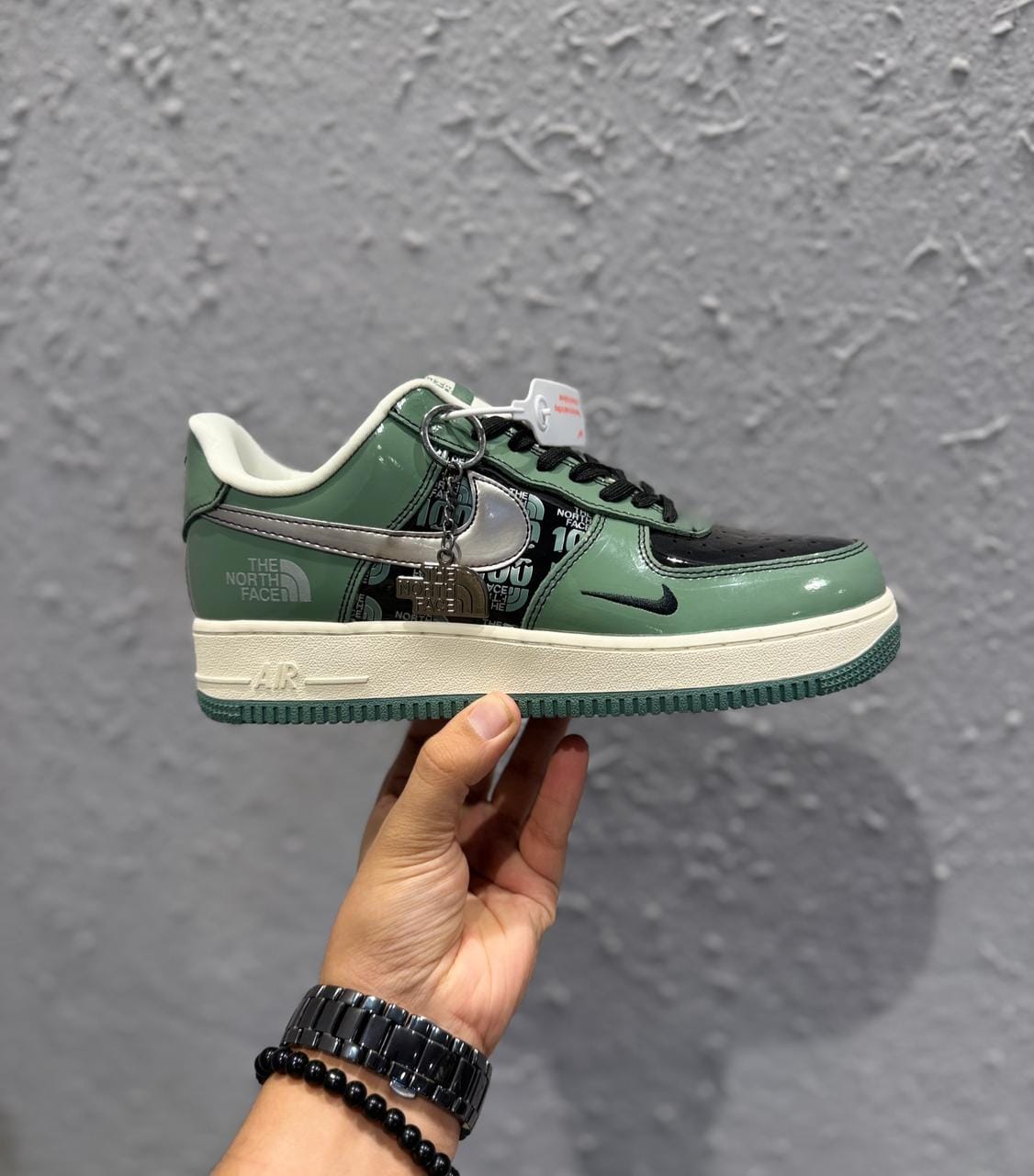 NIKE AIRFORCE CUSTOM NORTH FACE