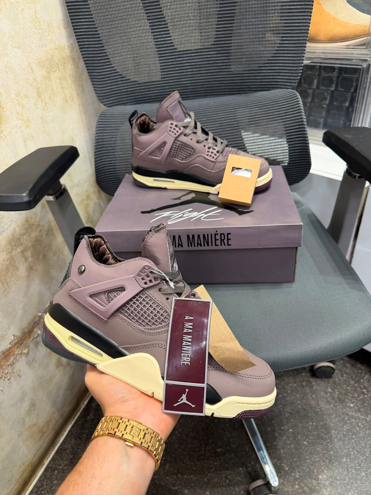 NIKE AIR JORDAN 4 RETRO MA MANIERA VIOLET ORE