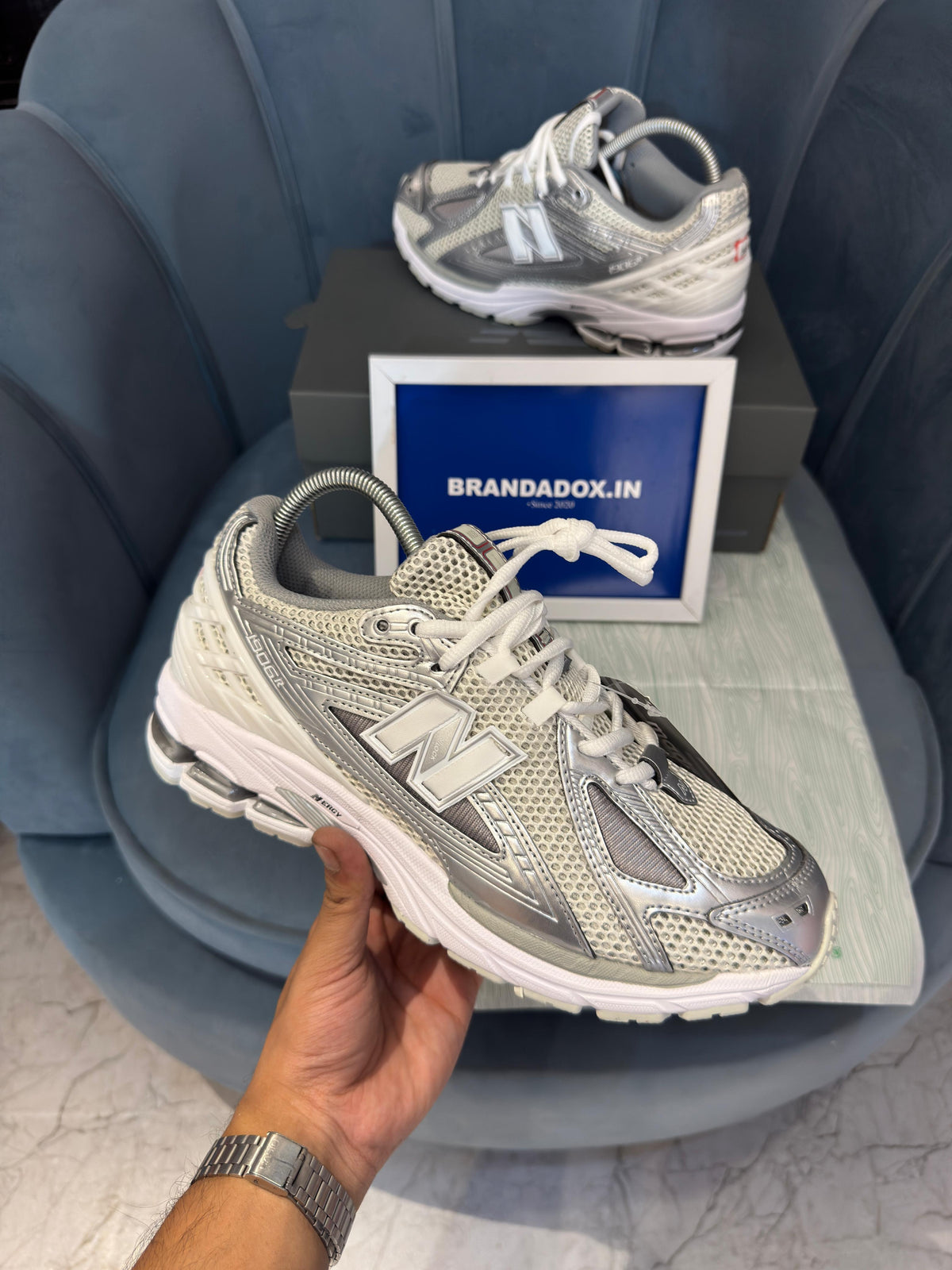 NEW BALANCE 1906 SILVER METALLIC