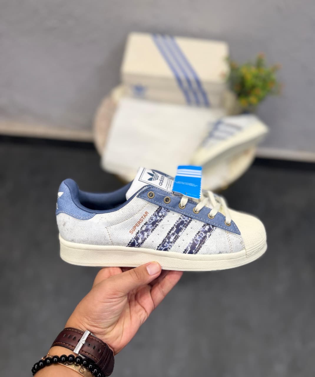 ADIDAS ORIGINALS SUPERSTAR DENIM