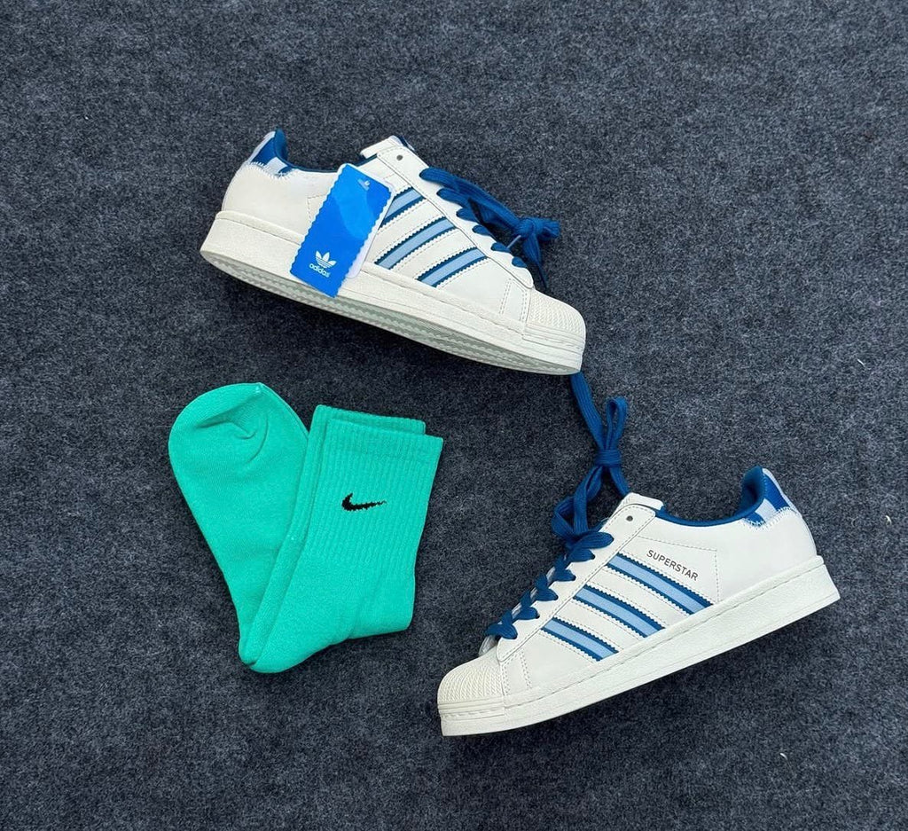 ADIDAS ORIGINALS SUPERSTAR 19 69WHITE SKY BLUE