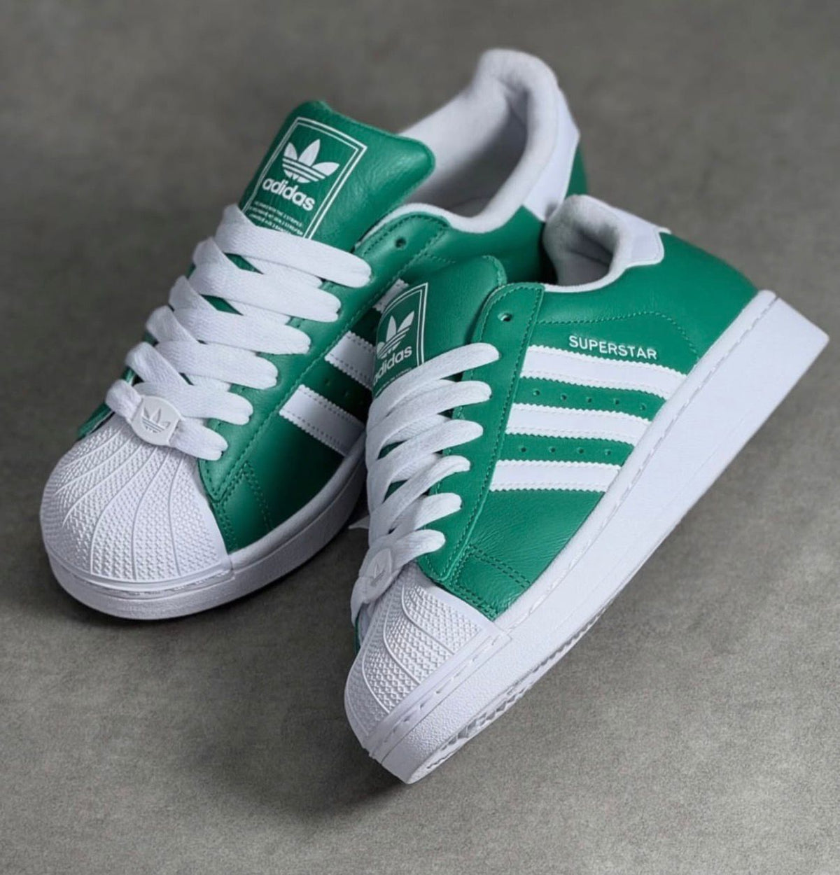 ADIDAS ORIGINALS SUPERSTAR LIGHT GREEN