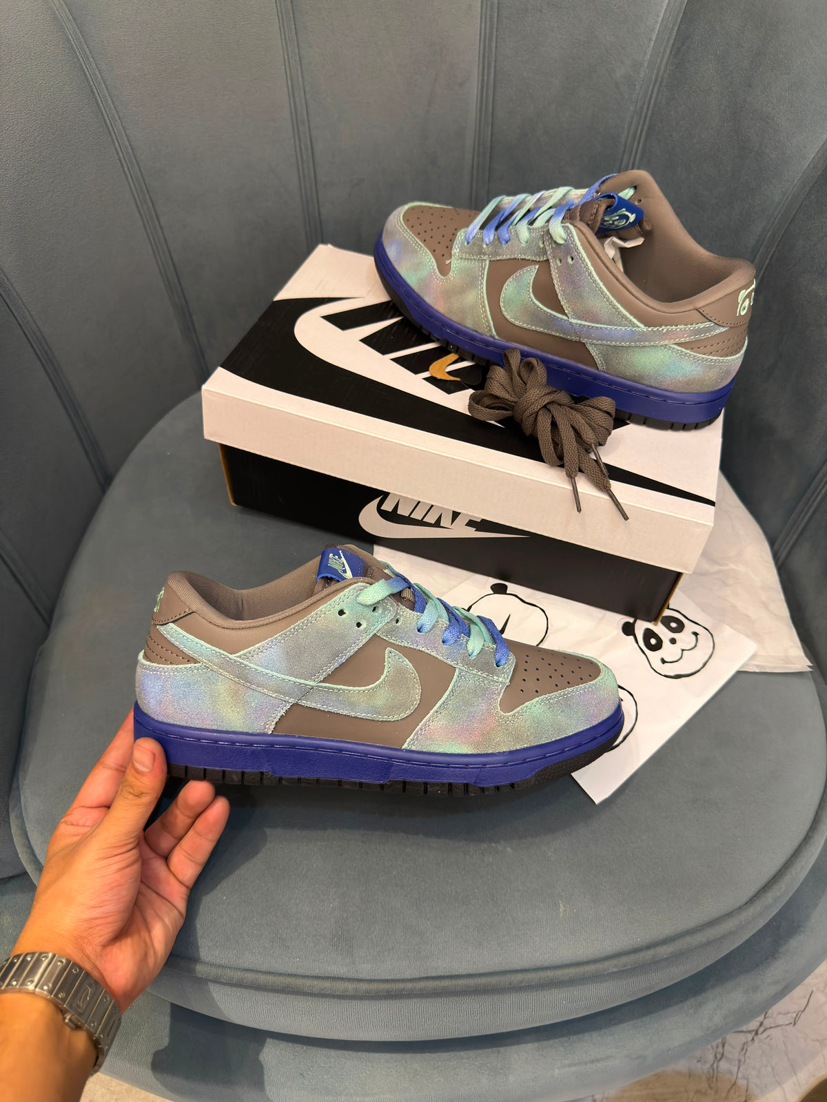 NIKE SB DUNK PANDA CAVE STONE
