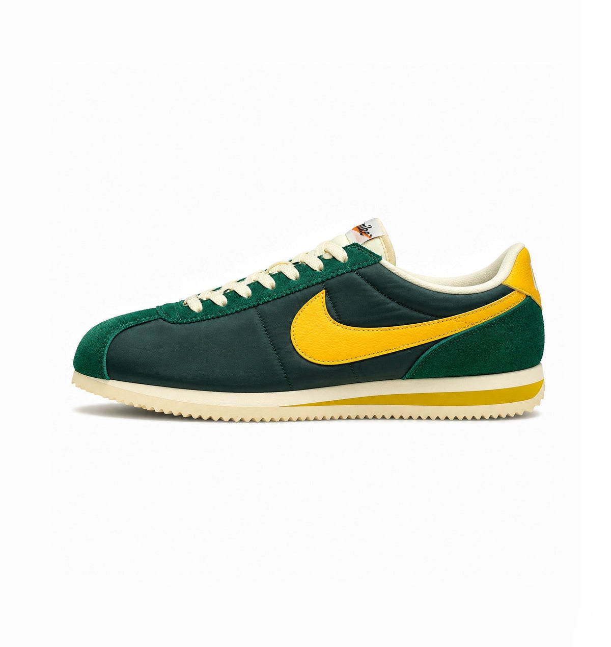 NIKE CORTEZ NYLON GREEN YELLOW