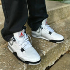 AIR JORDAN RETRO 4 WHITE CEMENT U.A