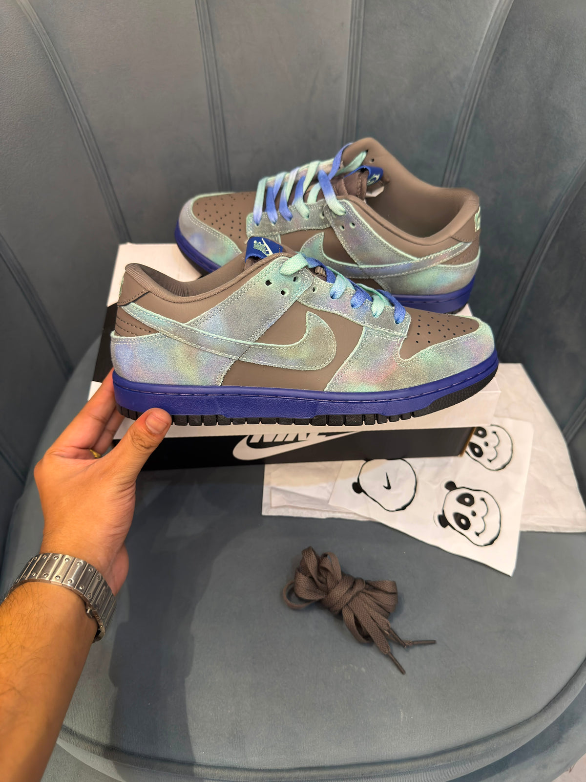 NIKE SB DUNK PANDA CAVE STONE