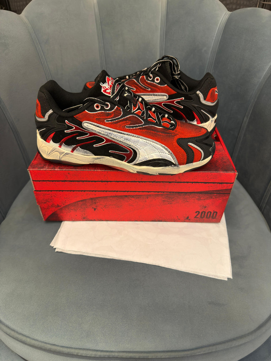PUMA INHALE ASAP RED WHITE BLACK