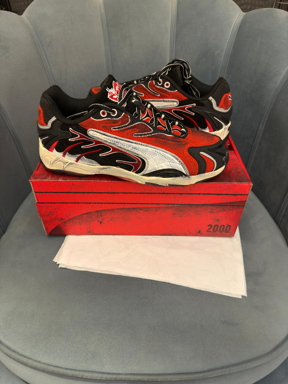 PUMA INHALE ASAP RED WHITE BLACK
