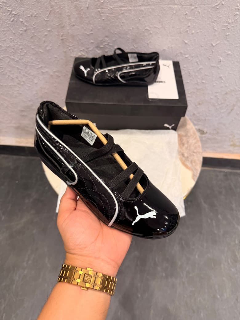 PUMA SPEED CAT BALLET GLOSSY BLACK