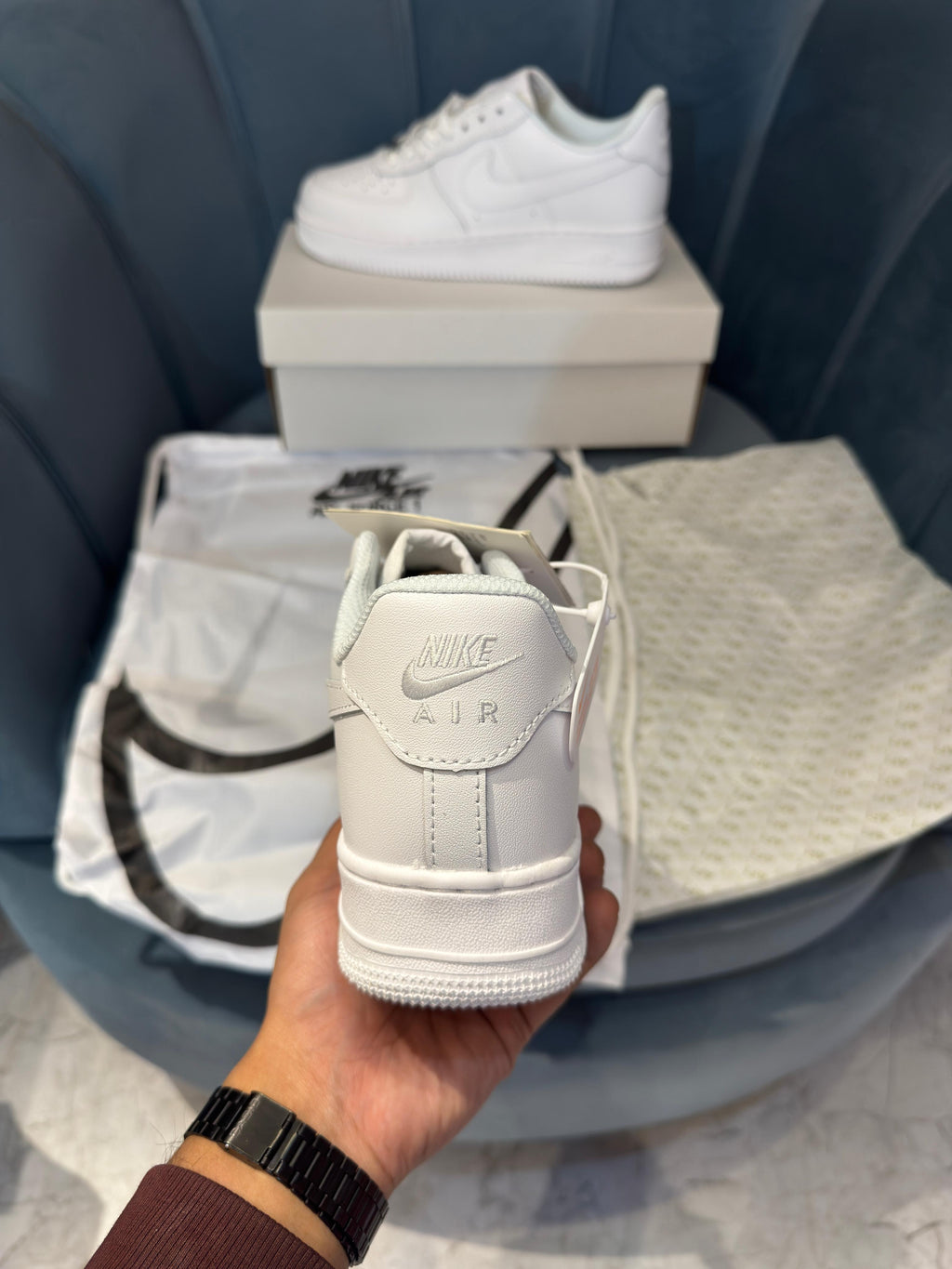 NIKE AIRFORCE 1 TRIPPLE WHITE U.A QUALITY