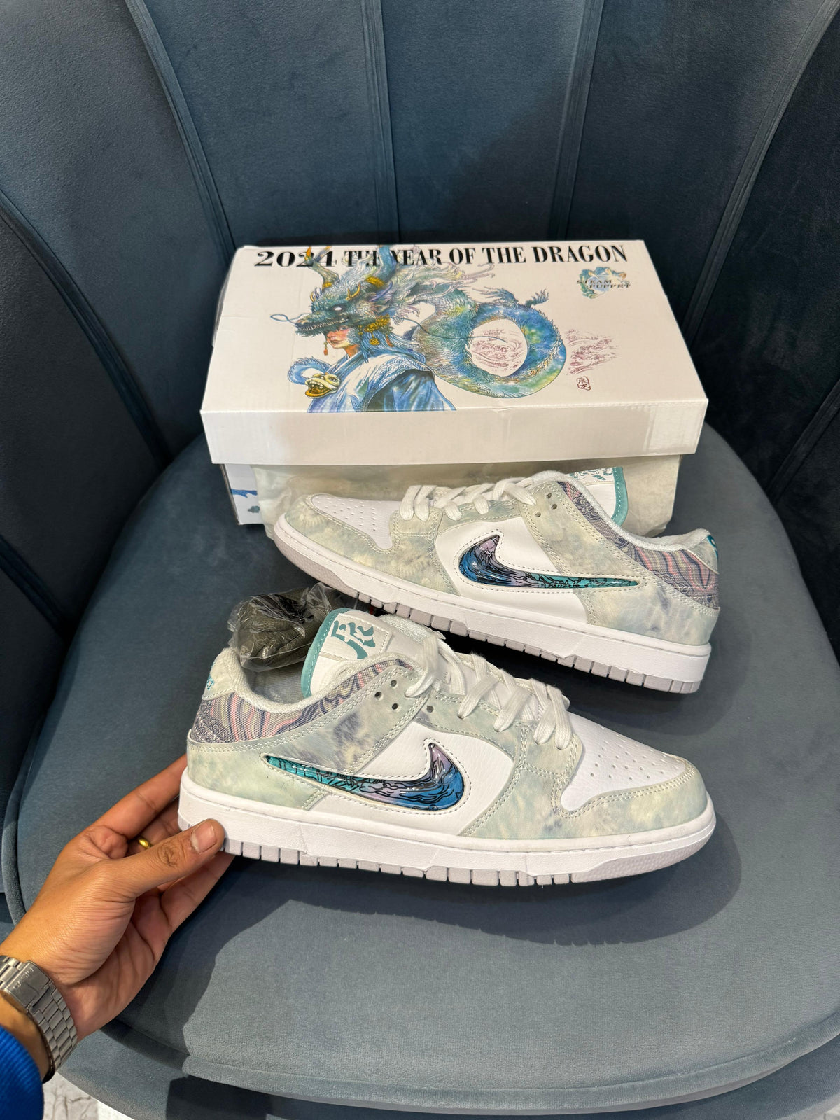 NIKE SB DUNK YEAR OF THE DRAGON STEAM PUPPET