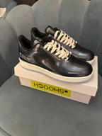NIKE AIRFORCE ONE SWOOSH ERROR  BLACK
