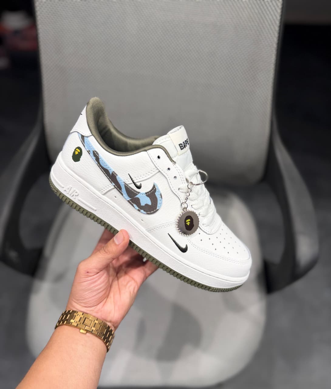 NIKE AIRFORCE BAPE CAMO 2025