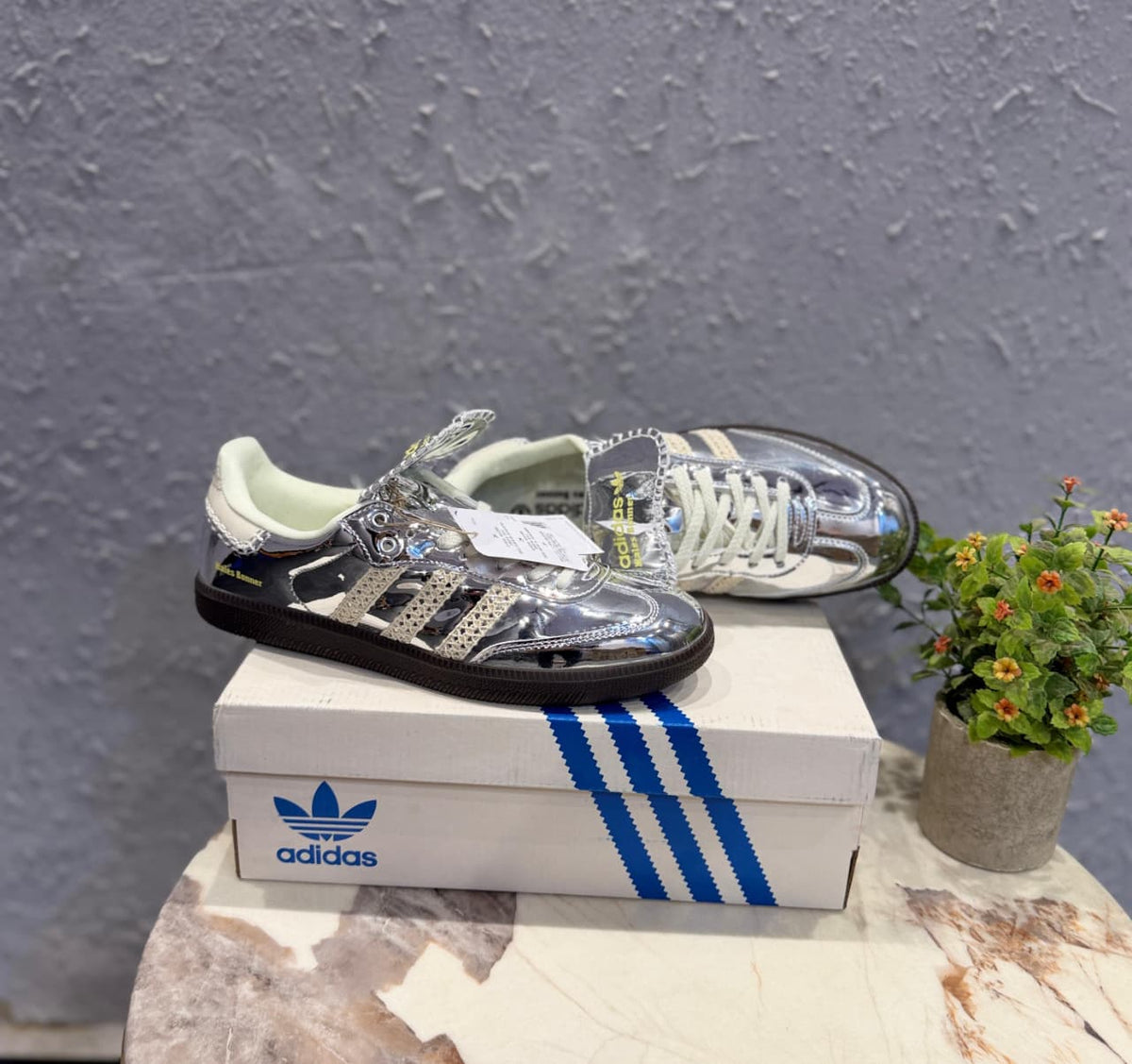 ADIDAS SAMBA X WALES BONER SILVER