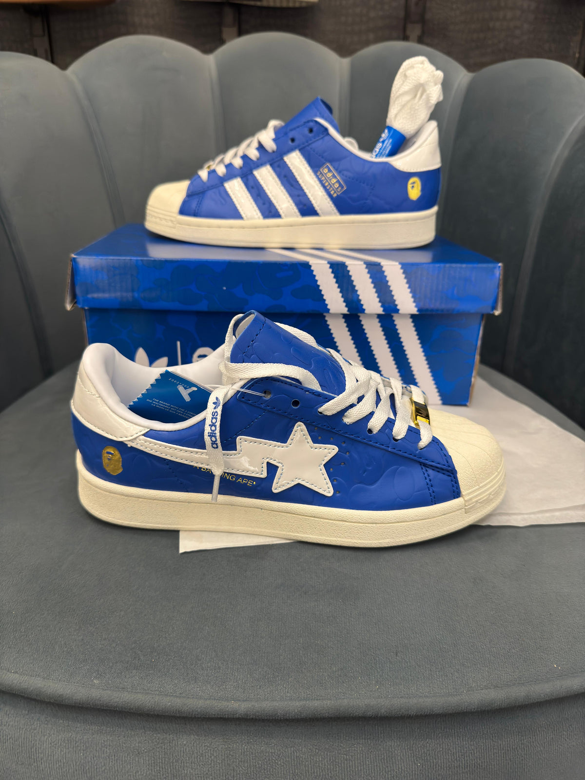 ADIDAS ORIGINALS SUPERSTAR  BAPE SKY BLUE