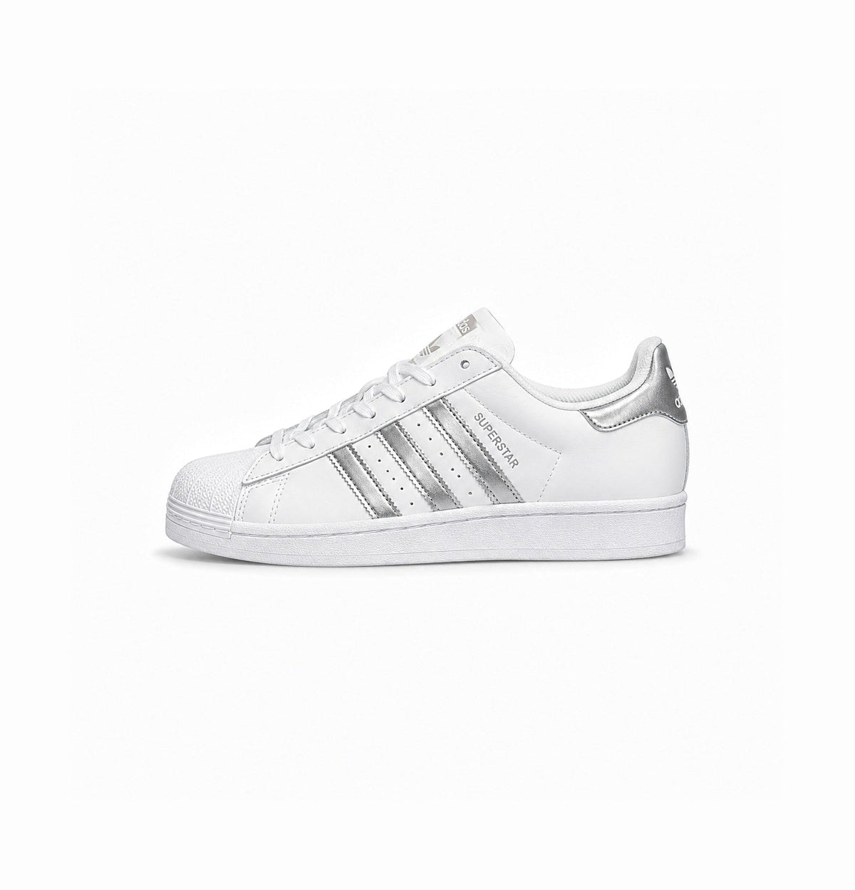 ADIDAS ORIGINALS SUPERSTAR WHITE SILVER