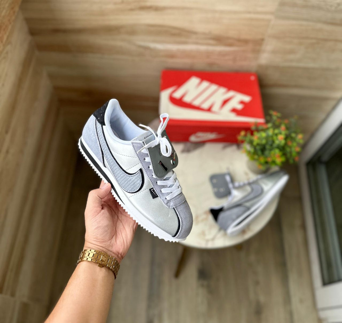 NIKE CORTEZ ALL PETALS UNITED GREY