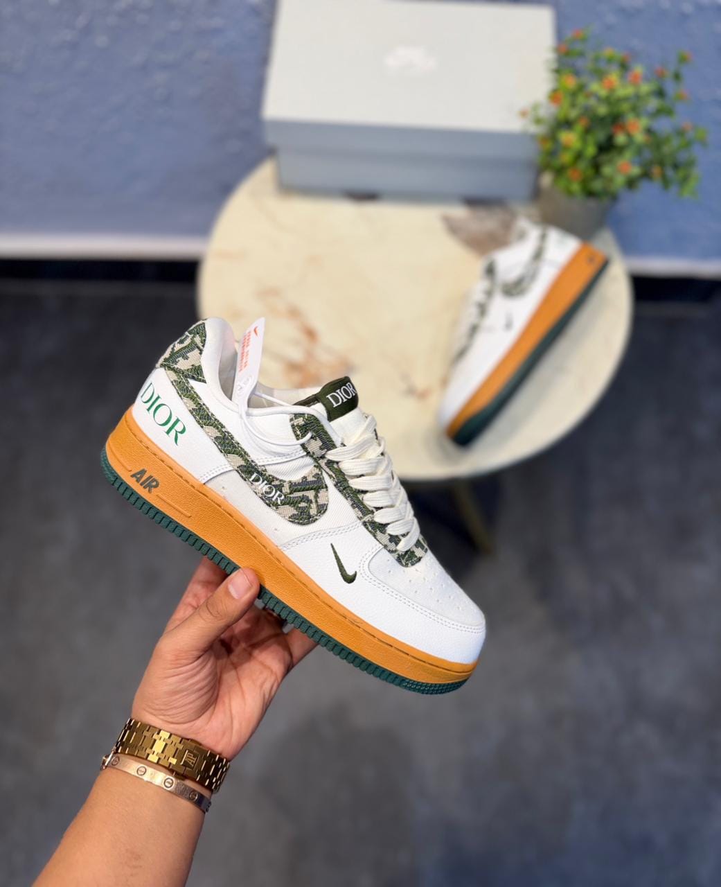 NIKE AIRFORCE CUSTOM DIOR KEYCHAIN 2025