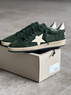 GOLDEN GOOSE BALL STAR GREEN SNEAKERS