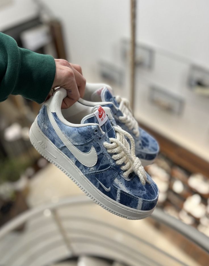 NIKE AIRFORCE 1 DENIM BLUE