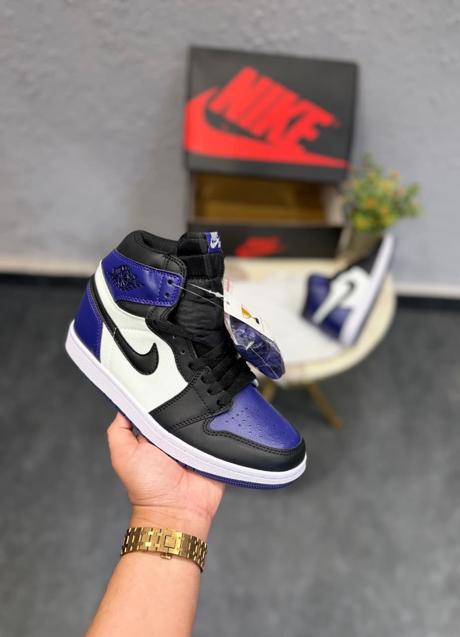 AIR JORDAN RETRO 1 MID PURPLE COURT