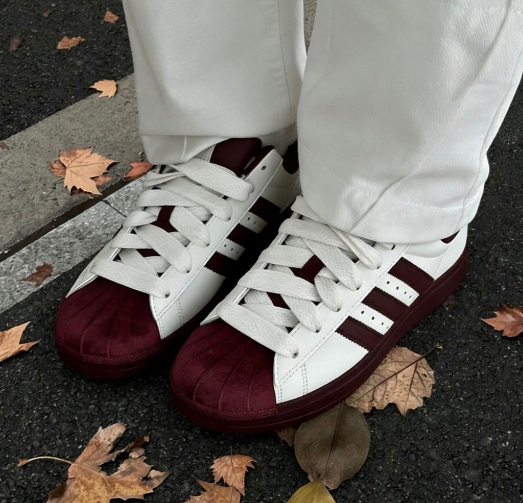 ADIDAS ORIGINALS  SUPERSTAR WINE WHITE CHERRY