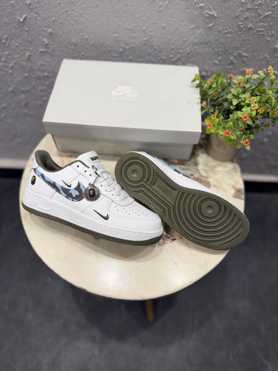 NIKE AIRFORCE BAPE CAMO 2025