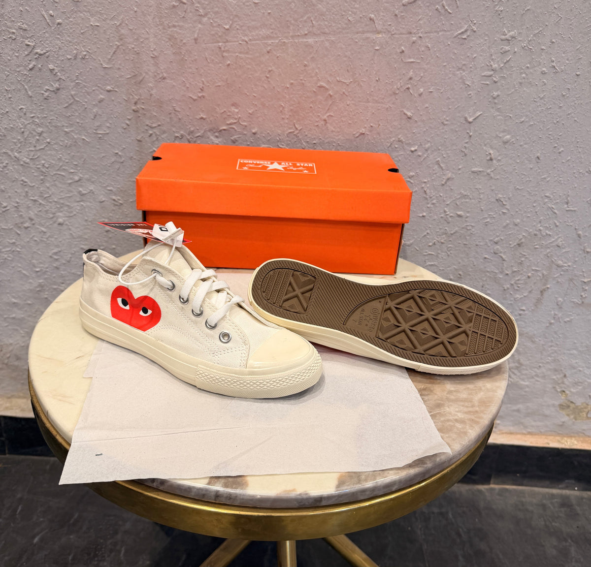 CONVERSE CHUCK  PLAYCOMME LOW WHITE