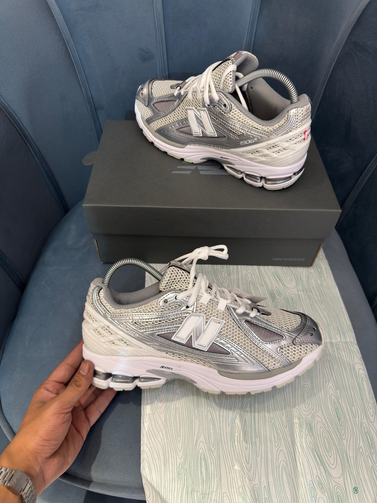 NEW BALANCE 1906 SILVER METALLIC