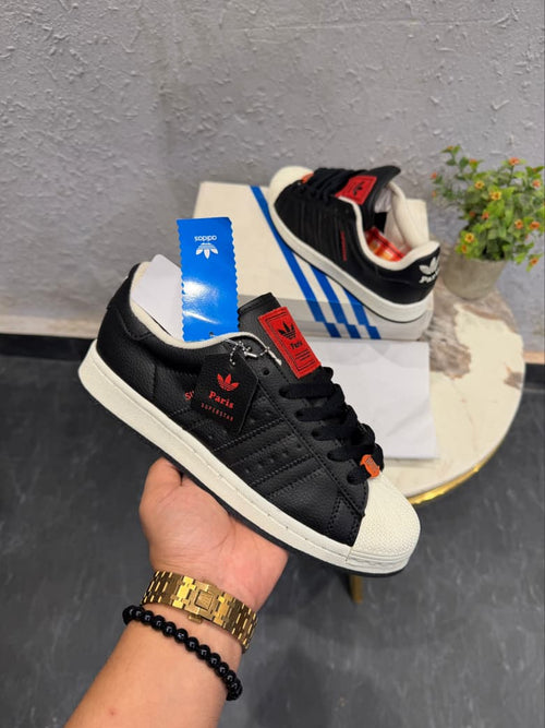 ADIDAS ORIGINAL SUPERSTAR PARIS BLACK