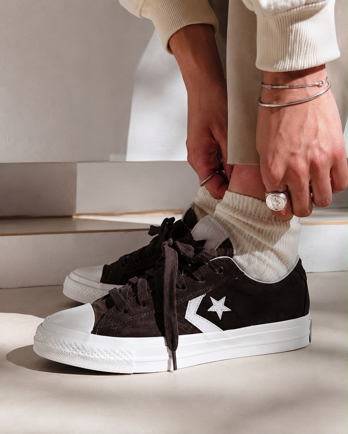CONVERSE ONE STAR PLAYER 76 BLACK