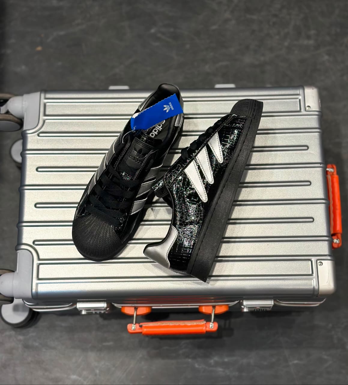 ADIDAS ORIGINALS SUPERSTAR PREDATOR BLACK SILVER