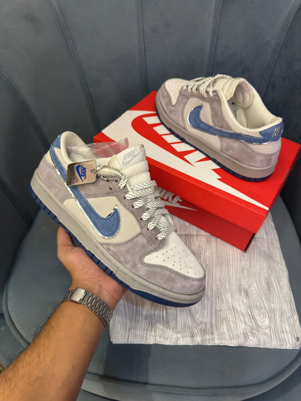 NIKE SB  DUNK OTOMO GREY BLUE