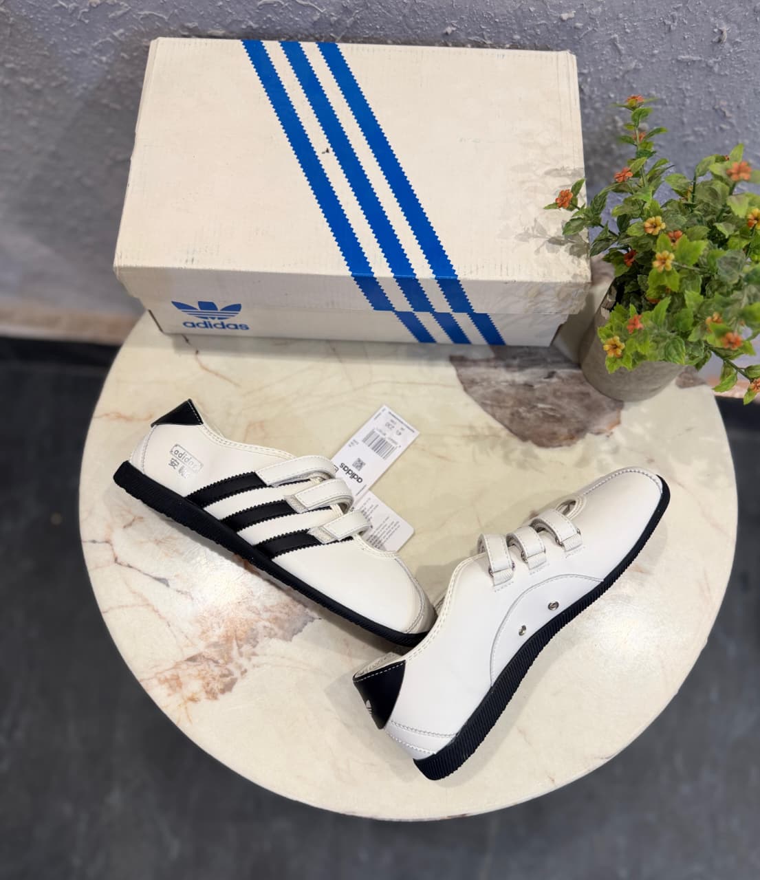 ADIDAS ORIGINAL ANFU MARRY JANE WHITE COLOUR