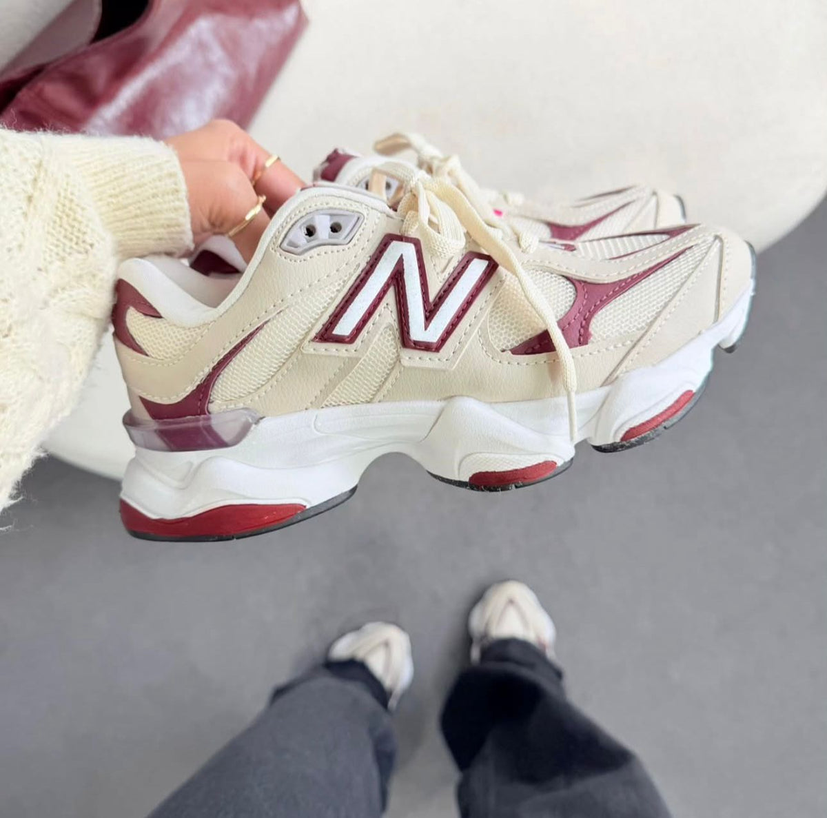 NEW BALANCE 9060 LINE BURGENDY
