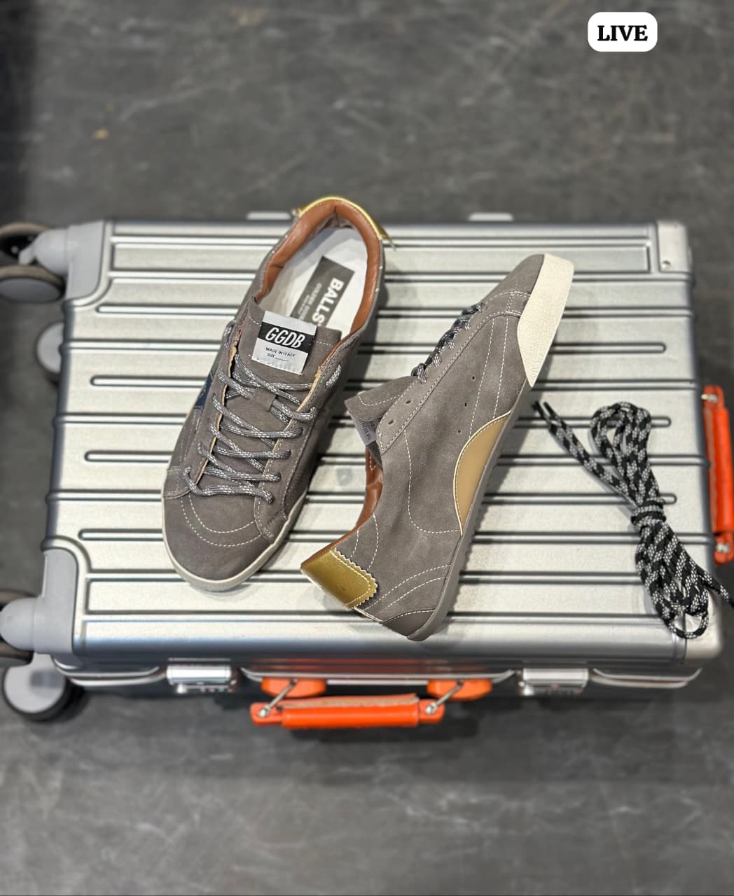 GOLDEN GOOSE TRUE STAR GREY