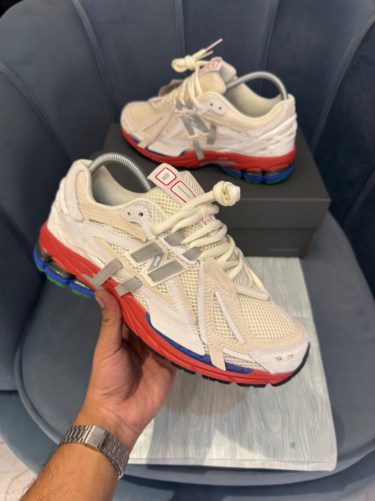 NEW BALANCE 1906 A REFINED FUTURE RED/BLUE