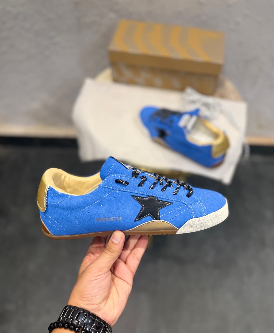 GOLDEN GOOSE TRUE STAR BLUE