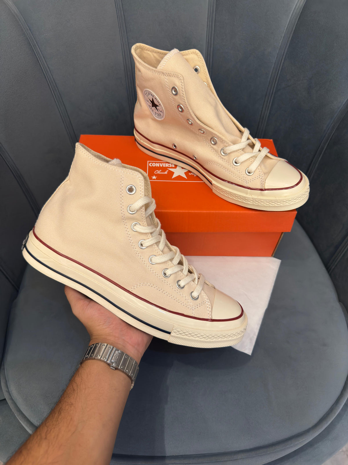 CONVERSE CHUCK  70's BROWN BEIGE/WHITE