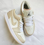 NIKE AIR JORDAN 1 LOW SE SAIL RATTAN UNIVERSITY RED