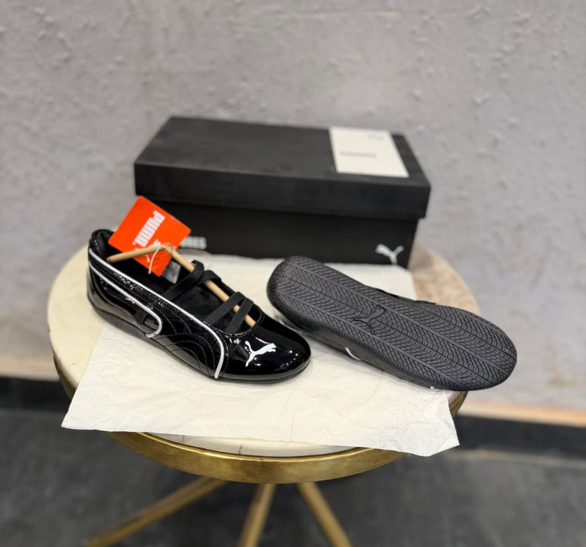 PUMA SPEED CAT BALLET GLOSSY BLACK