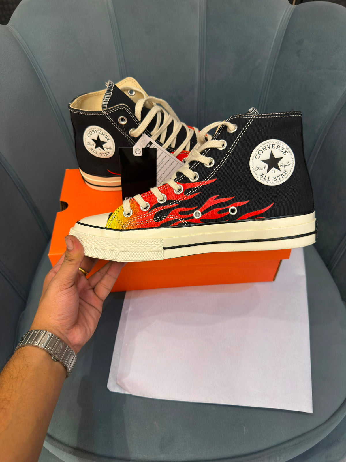 CONVERSE CHUCK 70 MID FLAME FIRE
